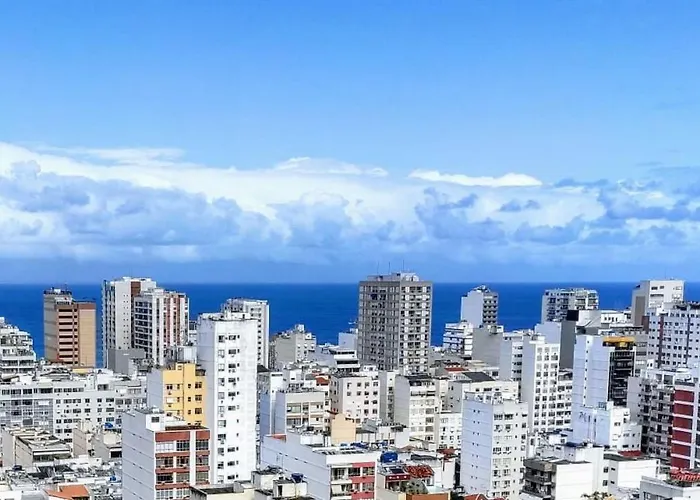 LOFT com VISTA para o Mar de Ipanema, a pé praia, ao lado do metrô - com wi fi e ar